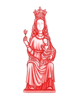 Virgen Romanica sin cara